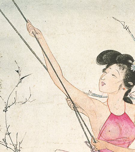 沂南-胡也佛的仕女画和最知名的金瓶梅秘戏图